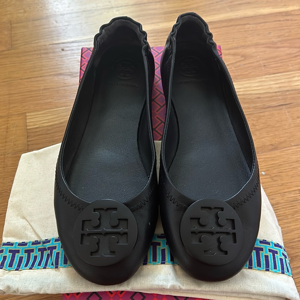 Tory Burch Claire Ballet Flat Black